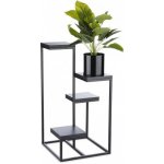 HowHomely Stojan na květiny Kaskada 79 x 40 cm černá – Sleviste.cz