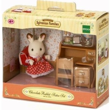 Sylvanian Families Sestra u psacího stolu se židlí