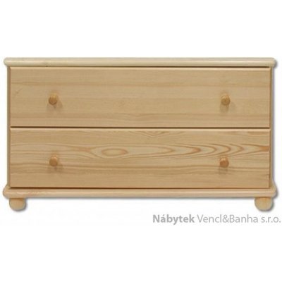 Drewmax prádelník z masivního dřeva borovice KD101 pacyg – Zboží Dáma