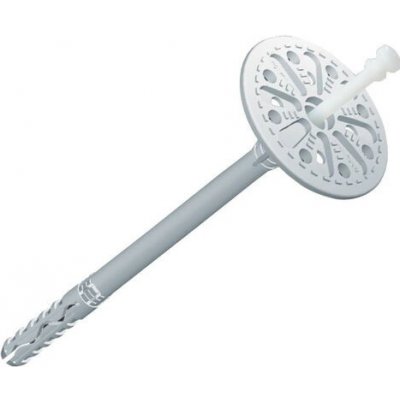 Hmoždinka talířová LTX s plastovým trnem – 8 × 155 mm, 200 ks/bal – Hledejceny.cz