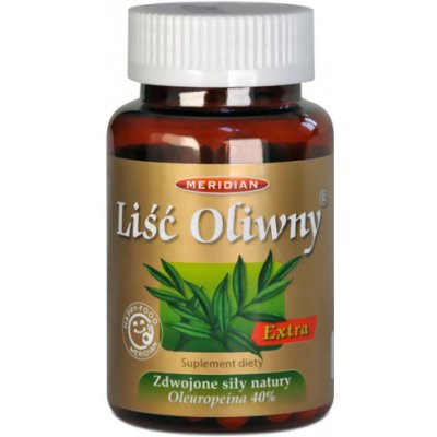 Meridian Olive Leaf extra extrakt z olivových listů 40 % 60 kapslí – Hledejceny.cz