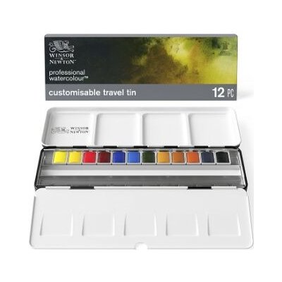 Winsor & Newton Professional Akvarelové barvy sada 12 ks – Zboží Mobilmania