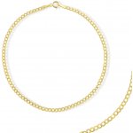 Lillian Vassago zlatý unisex náramek typu Pancer plný LLV31-GB028 Žlutá – Sleviste.cz