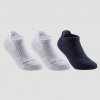 ARTENGO Dětské tenisové nízké ponožky RS 500 3 páry bílé, černé