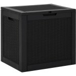 zahrada-XL box černý 55,5 x 43 x 53 cm polypropylen – Hledejceny.cz