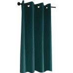 Mybesthome New Vitoria Blackout Zatemňovací krátký závěs s kroužky, 135 × 160 cm, petrolejový, 1 ks – Hledejceny.cz