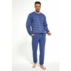 Cornette 117/207 Loose 10 pánské pyžamo dlouhé modré
