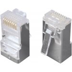 Solarix Konektor KRJ45/5SH RJ45 8p8c Cat.5E STP stíněný na licnu – Zboží Dáma
