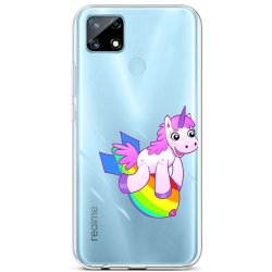 TopQ Realme 7i silikon Flying Unicorn