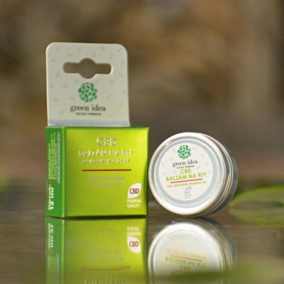 Green idea Green idea CBD balzám na rty 15 ml – Zboží Dáma