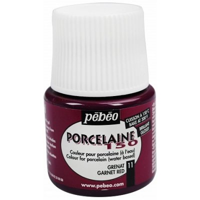 Vypalovací barvy na porcelán garnátová červená 11 PORCELAINE150 45ml Pebeo – Hledejceny.cz