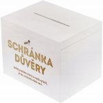 Dřevia Bílá truhla na dopisy – SCHRÁNKA DŮVĚRY – Zboží Dáma