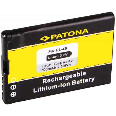 PATONA baterie pro mobilní telefon Nokia BL-4B 700mAh 3,7V Li-Ion – Zboží Mobilmania