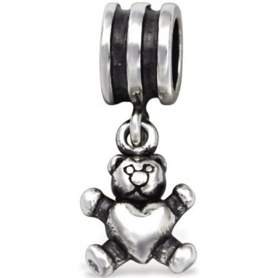 Majya MAY STORY stříbrný korálek LOVELY BEAR 11929 – Zboží Dáma