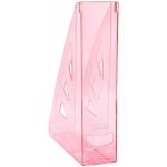 Office Products stojan na časopisy A4 70 mm transparentní červený – Hledejceny.cz