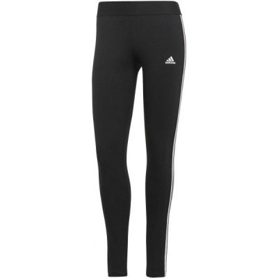 adidas legíny Performance Loungewear Essentials 3 Stripes Black/White – Zboží Dáma