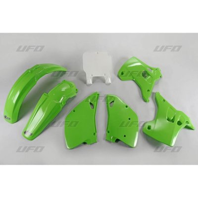UFO kompletní sada plastů KAWASAKI KX 125 / 250 93 barva (zelená/bílá) (KA194E999) | Zboží Auto