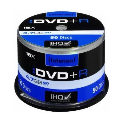 1x50 Intenso DVD+R 4,7GB 16x Speed, Cakebox