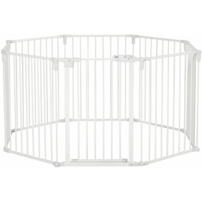 Pawhut Ohrádka pro štěňata s dvířky 8 panelů 60 x 76 cm bílá – Sleviste.cz