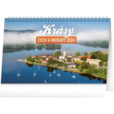 Presco Group Stolní Krásy Čech a Moravy 23,1 × 14,5 cm 2024 – Zboží Mobilmania