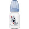 Láhev a nápitka Canpol Babies láhev s potiskem Cute Animals medvídek zelená 120ml