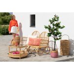 J-Line by Jolipa Přírodní ratanový coffee stolek Jovelyne Rattan - 70 x 47cm – Hledejceny.cz