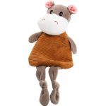 HipHop Dog Sametový hrošík šustící se zvukem 31 cm béžová/šedá – Hledejceny.cz