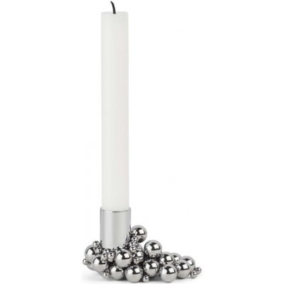 GEJST Magnetický svícen Molekyl 1 – Chrome, stříbrná barva, kov – Hledejceny.cz