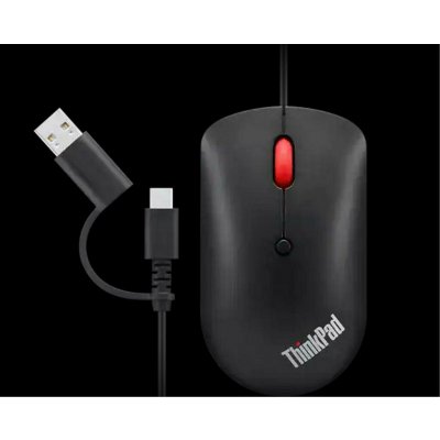 Lenovo ThinkPad USB-C Wired Compact Mouse 4Y51D20850 – Zboží Mobilmania