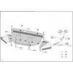 Kryt pod motor AUDI A4 B7 Sedan (8EC) - Plech - 8595698039774 – Hledejceny.cz