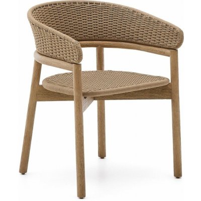 Kave Home Arinella zahradní židle přírodní 57.5 cm, 69.5 cm, 53.5 cm – Hledejceny.cz