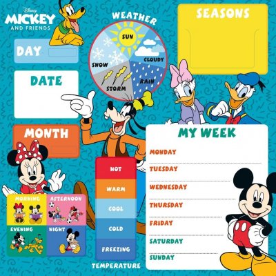 CurePink Oficiální dětský Disney Mickey Mouse 34 x 35 cm 2023 – Zboží Mobilmania