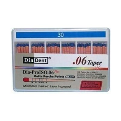 DiaDent Čepy gutaperčové kónické .06 Plus ML159-606 - Vel./šíře: 30 – Hledejceny.cz