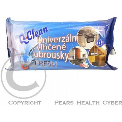 Q clean univerzální vlhčené ubrousky fresh 50 ks – HobbyKompas.cz