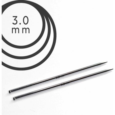 Jehlice kruhové výměnné Knit Pro NOVA METAL - 3.00 mm – Zboží Dáma