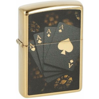 Zippo Poker Design leštěný – Hledejceny.cz