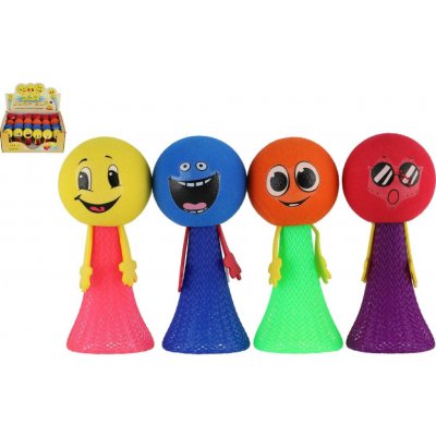 Teddies Hip Hop míček vyskakující pěnový 10cm mix druhů 24ks v boxu – Zbozi.Blesk.cz