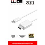 Winner USB-C-HDMI 1,8m, bílá 8591194093777 – Hledejceny.cz