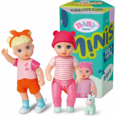 BABY born Minis Sada 2 panenek Mila a Vicky – Zboží Mobilmania