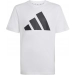 adidas J TRAIN ESSENTIALS BL TEE Bílá Černá – Zboží Dáma