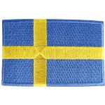 Nažehlovací nášivka Švédsko vlajka 8,7 x 5,4 cm – Sleviste.cz