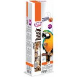 Lolo Pets Basic Smakers tyčinky ovocné ořechové pro velké papoušky 250 g – Hledejceny.cz