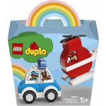 LEGO® DUPLO® 10957 Hasičský vrtulník a policejní auto – Zboží Živě