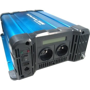 Solarvertech FS2000-212 12V/230V 2000W + USB čistá sinusovka