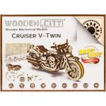 WOODEN CITY 3D puzzle Motocykl Cruiser V-Twin 168 ks – Zboží Dáma