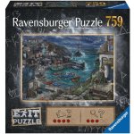 Ravensburger 173655 Exit : Maják U Přístavu 759 Dílků – Zboží Dáma