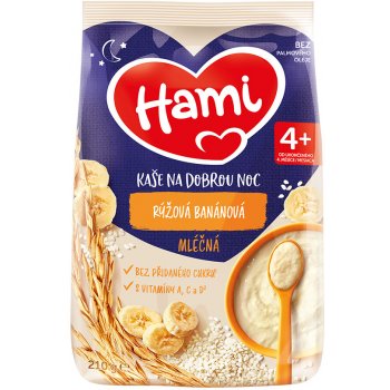 Hami Ml.kaše na dobrou noc rýžová banán 210 g