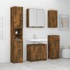 Koupelnový nábytek Nábytek XL 5dílná sada koupelnových skříněk kouřový dub kompozitní dřevo