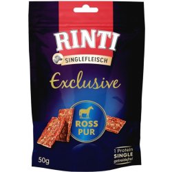 Rinti Singlefleisch Exclusive Snack, Čisté koňské maso 50 g