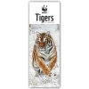 Kalendář WWF Tigers Tiger Slimline-Kalender 2024